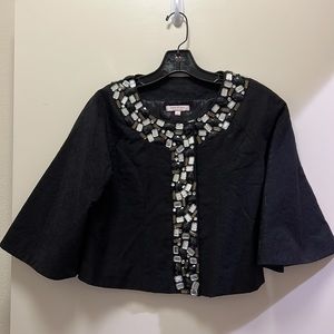 Romeo & Juliet Couture bejeweled short jacket